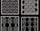 QUILTING BACKGROUNDS No. 3 -- 30 Machine Embroidery Design Pack (AzEB)
