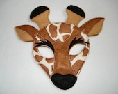 Children's GIRAFFE Felt Animal Mask