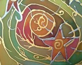 Silk Painting - The Moment
