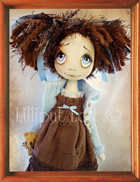 PRINT of Urchin Art Doll Childhood Collection Giavanna