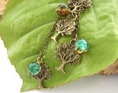 Vintage style tree purse charm bag charm handbag charm