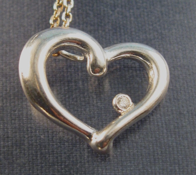 Sterling Silver Heart Necklace JCM