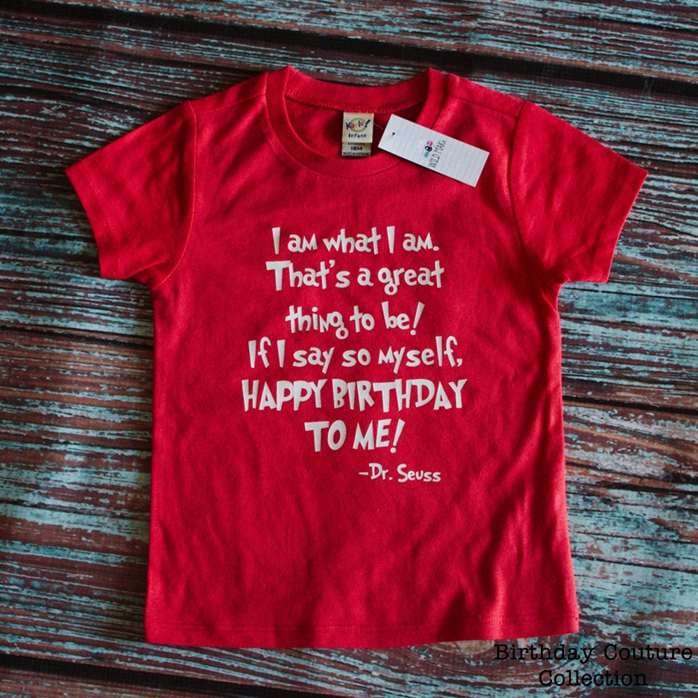 Dr. Seuss Inspired Birthday Shirt or Onesie