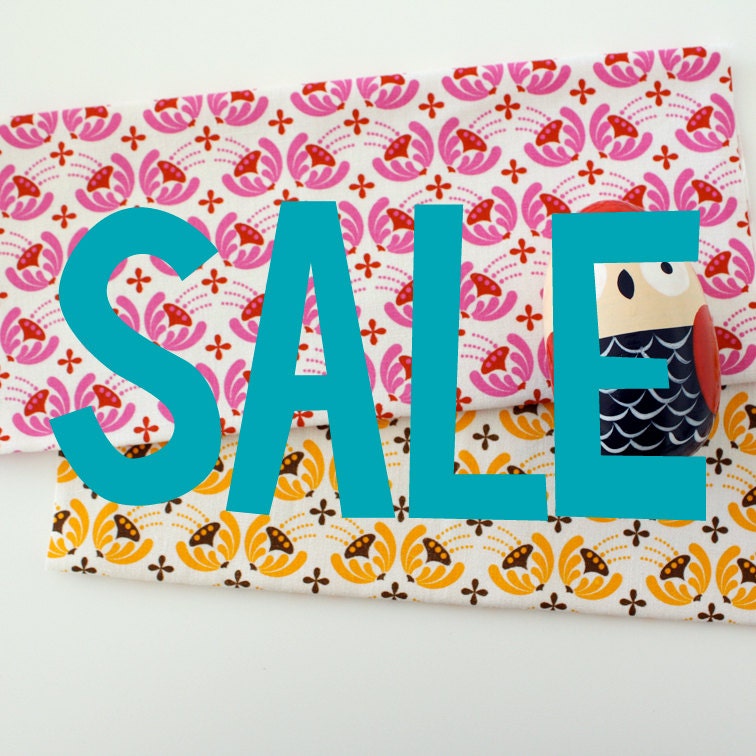 SALE - Pollen Design - Hand Screen Printed Fabric