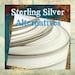 Wire Sampler - Seven Sterling Silver Alternatives