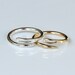 Sterling sewing needle ring. Made to order, open or closed