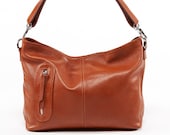 Leather hobo---Adeleshop handmade Leather bag Messenger Diaper bag Shoulder bag Tote Handbag Hip bag Women