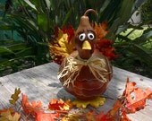 Gourd Thanksgiving Turkey Fall Home Autumn Centerpiece