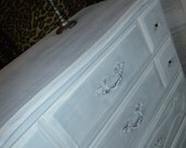 Madamoiselle Dresser Highboy Vintage Poppy Cottage