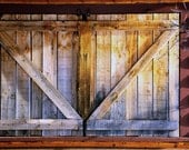 Shuttered Window Rustic Logs Building Wood Siding Chalet Colorado Cabin Lodge Photograph