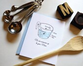 No one measures up to you, Mom, Letterpress Mother's Day Card