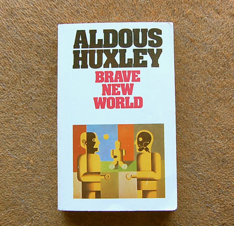 Vintage Paperback Classic Science Fiction Aldous Huxley Brave New World 1981