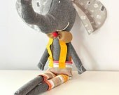 Ludovico the soft toy elephant