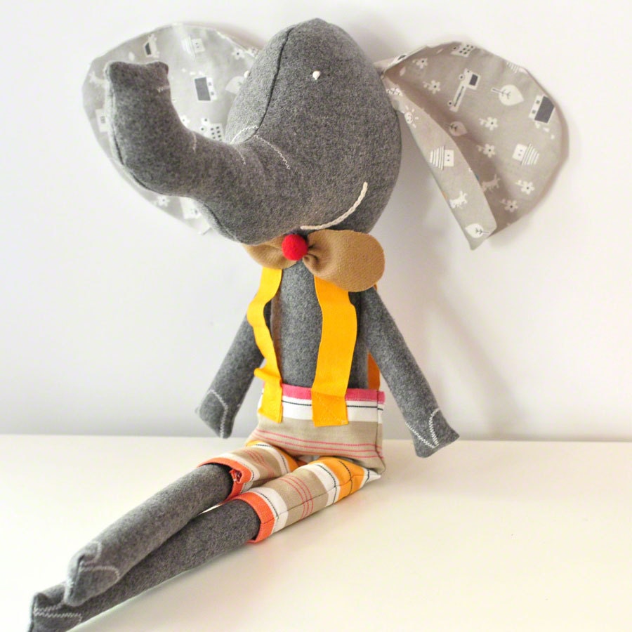 Ludovico the soft toy elephant