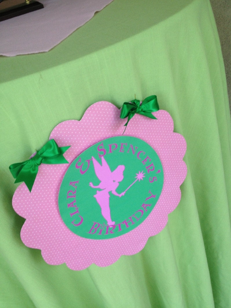 Pan & Tink Door Sign (pink, green, brown) - DIY Printable Il_570xn