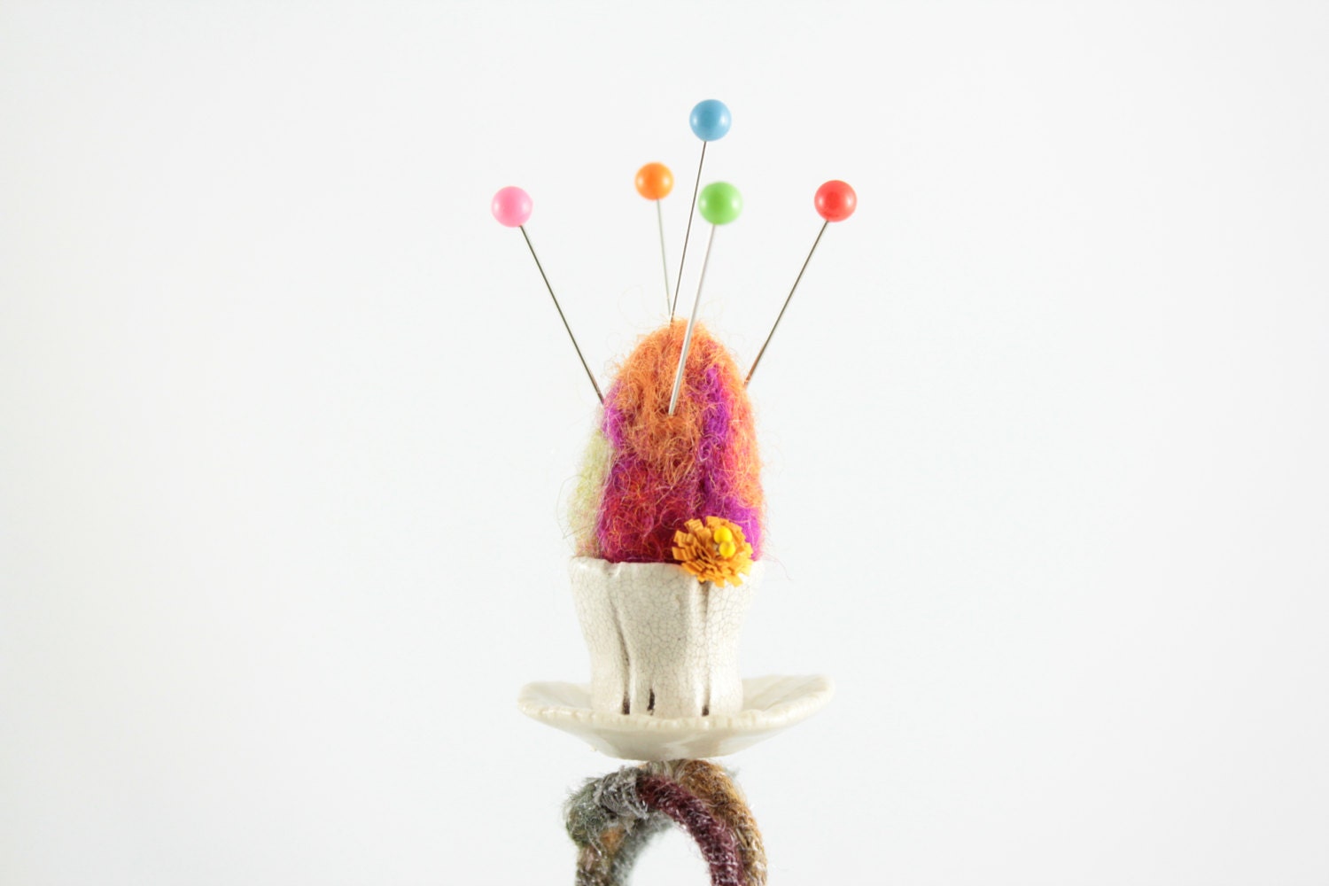Garden Party Pin Cushion Ring