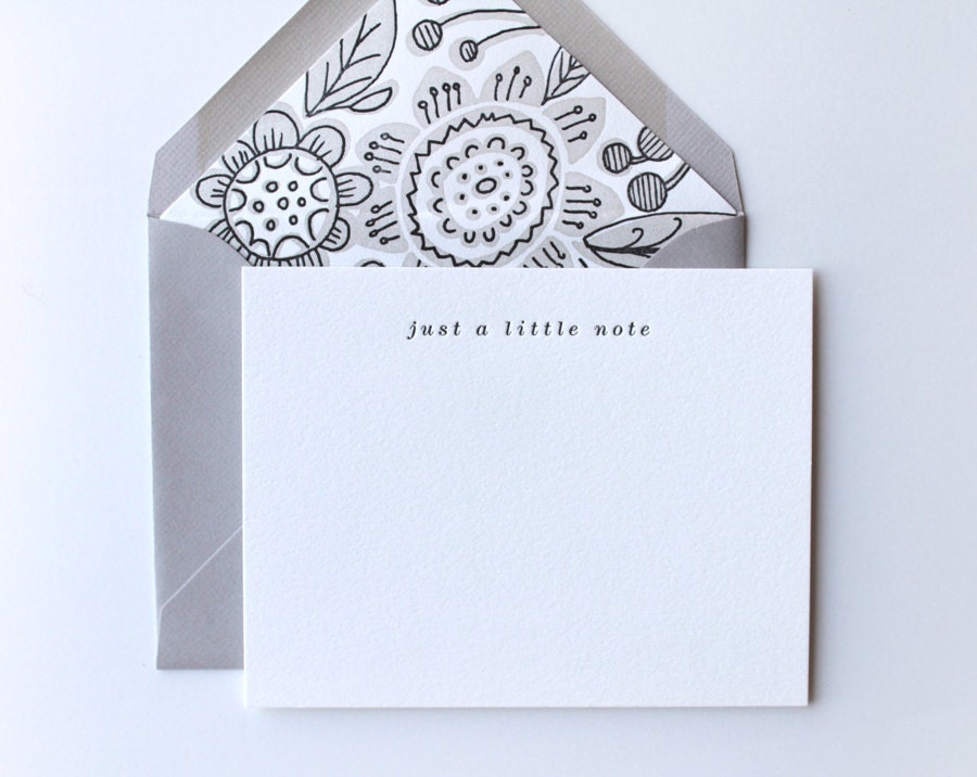 Just a Little Note Card