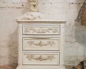 Painted Cottage Shabby Tea Stained Night Table