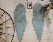 Painted Cottage Chic Shabby Angel WINGS HD52
