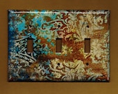 Triple Bleu Too Switchplate cover