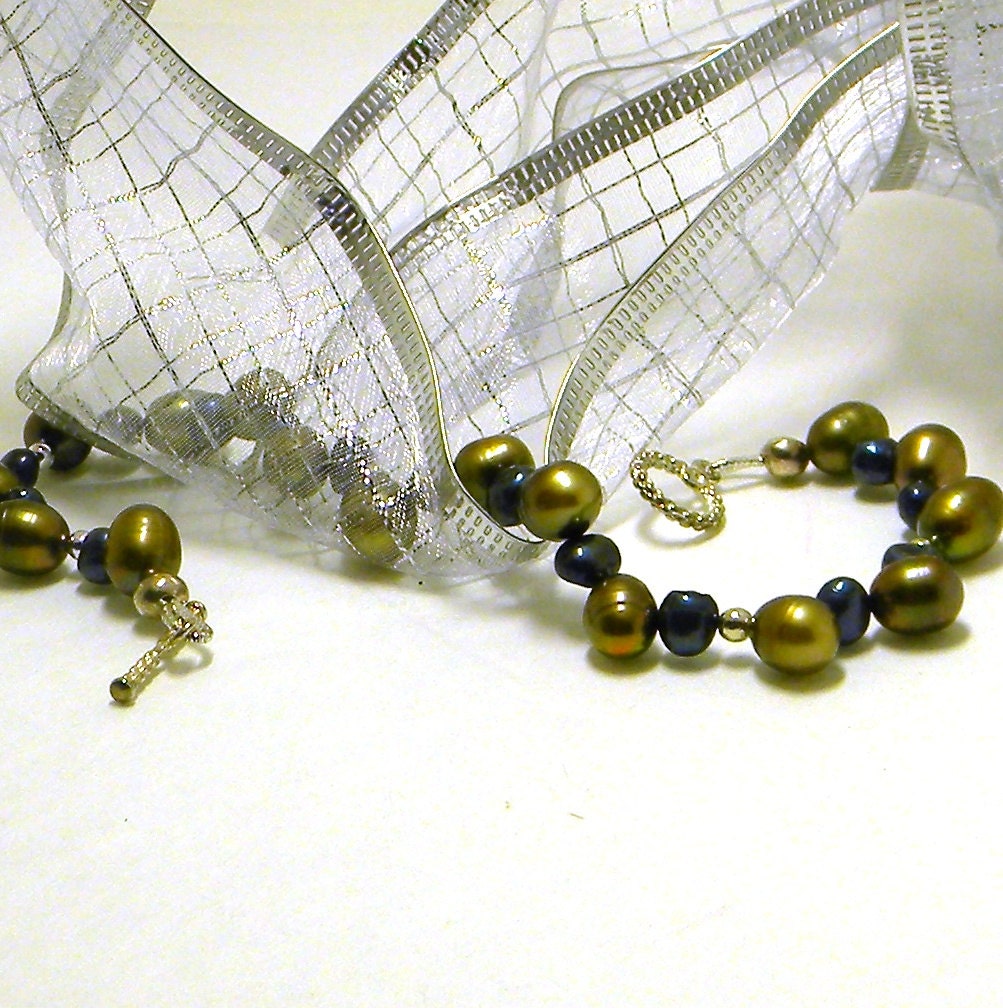 Beaded Bracelet, Beaded Anklet, Beaded Jewelry, Pearl Bracelet, Navy Blue Bracelet, Women's Bracelet, Women's Jewelry