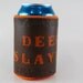 Leather Koozie Deer Slayer Safety Orange