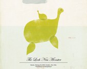 Kids Wall Art Loch Ness Monster Species Print 8 x 10