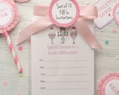 Fill in the blank candy shop invitations