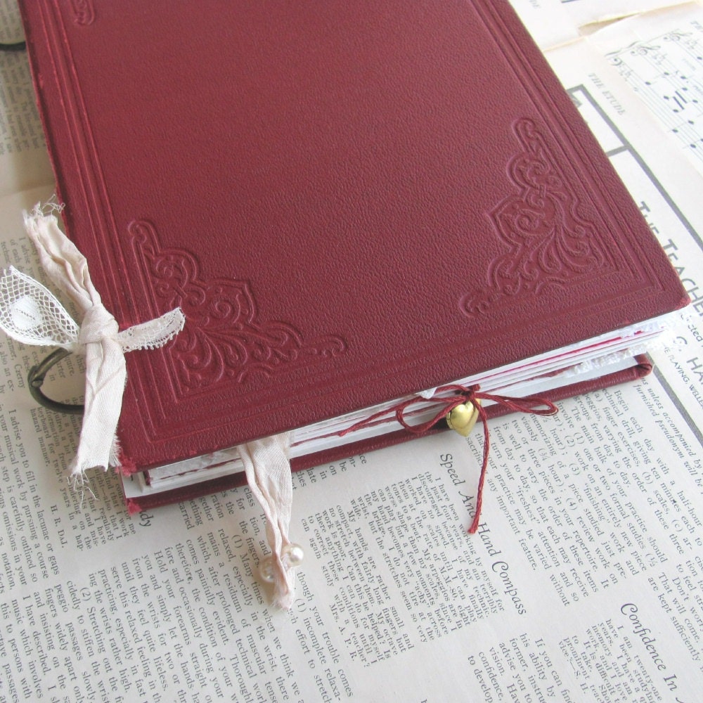 Romantic Keepsake Ring Bound Journal