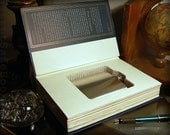 Hollow Book Safe & Flask EDWARD KENNEDY (Flask Included)