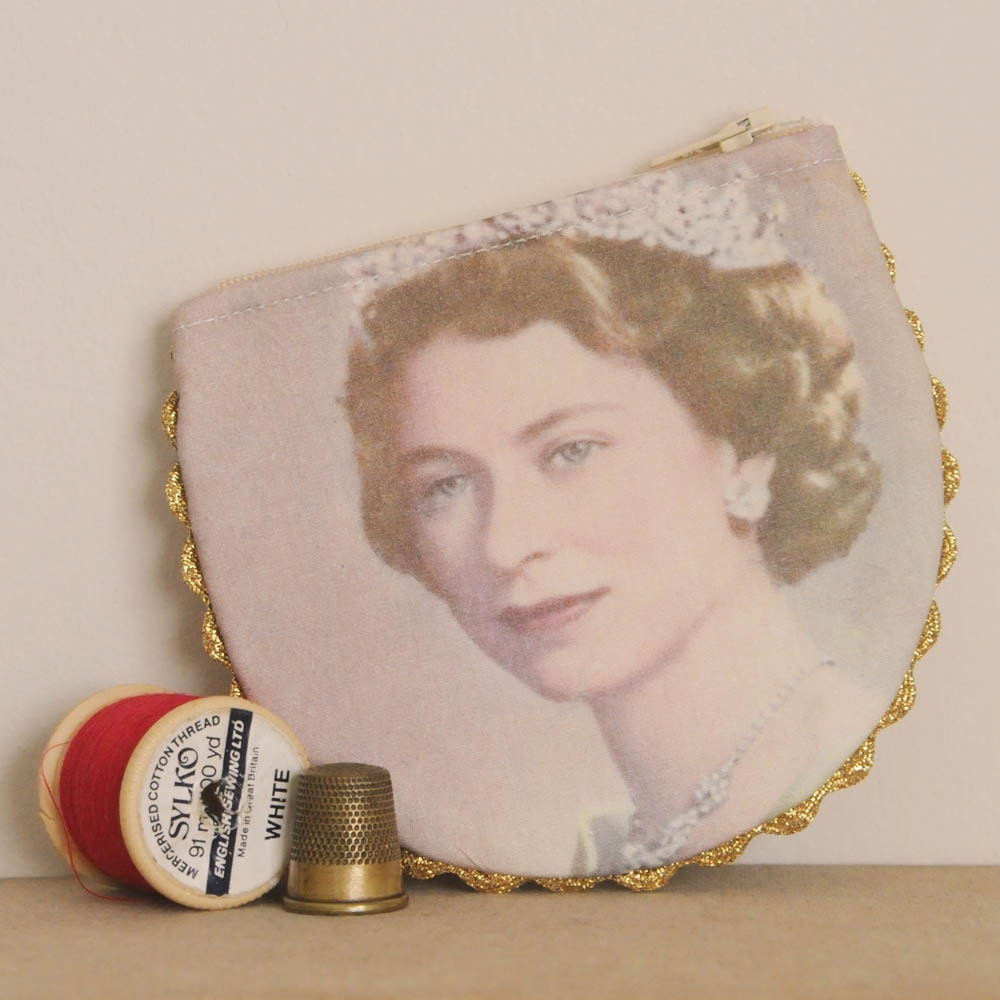 God save The Queen Handmade Coin Purse