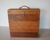 12 Inch 20 Record Wood LP Case
