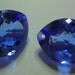 Sparkly Royal Blue Color Swiss Blue Topaz Fat Marquise Pair