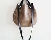 Little basket hand bag - Stone