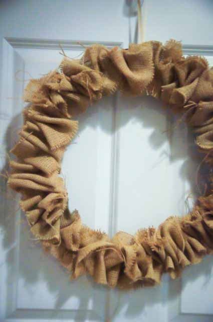 Burlap Wreath