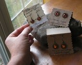 Vintage Style Earrings Choose your style and color post or dangle