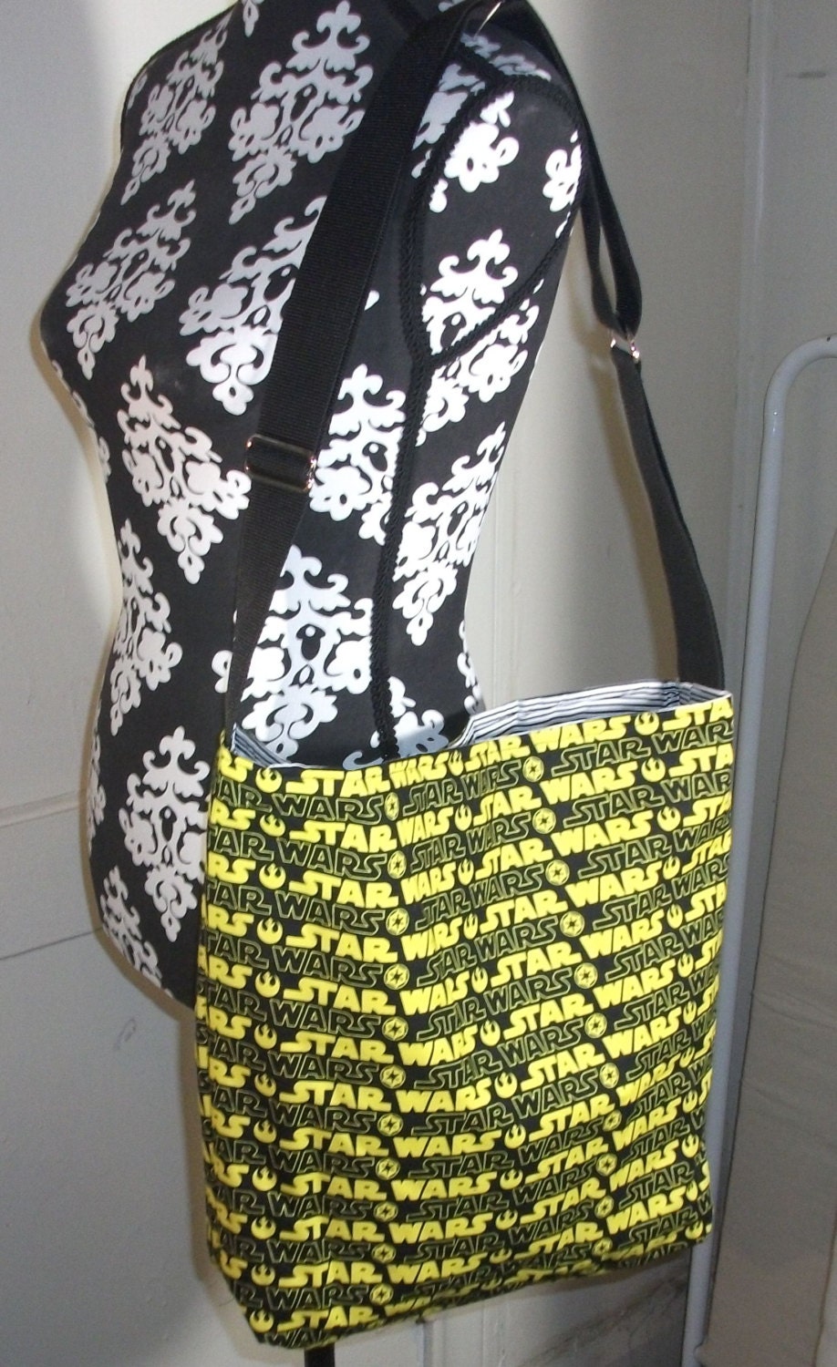 Star Wars Slouch Bag --   Meduim Sized     x Long Cross- Body Adjustable  Lucas  Vader