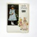 Childs Size 6 Prairie Style Dress and Bonnet 70s Little Vogue Pattern 1351 / Complete