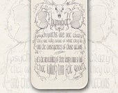 Iphone 4/4s case Hannibal / Lecter and Graham silhouette