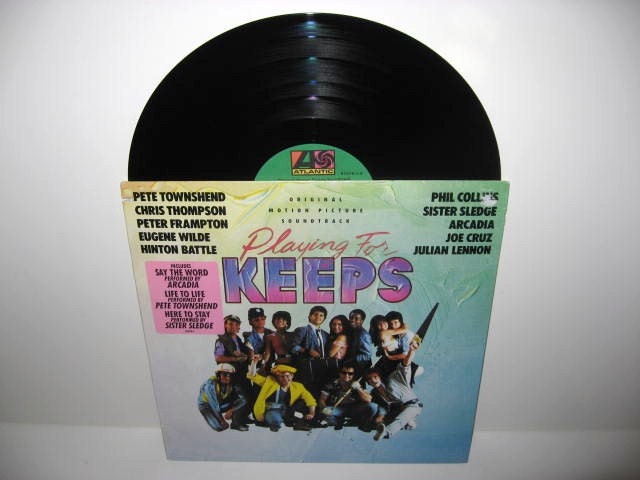 ON SALE Vinyl Record Album Playing For Keeps Original Soundtrack LP 1986 Arcadia Pete Townshend Julian Lennon