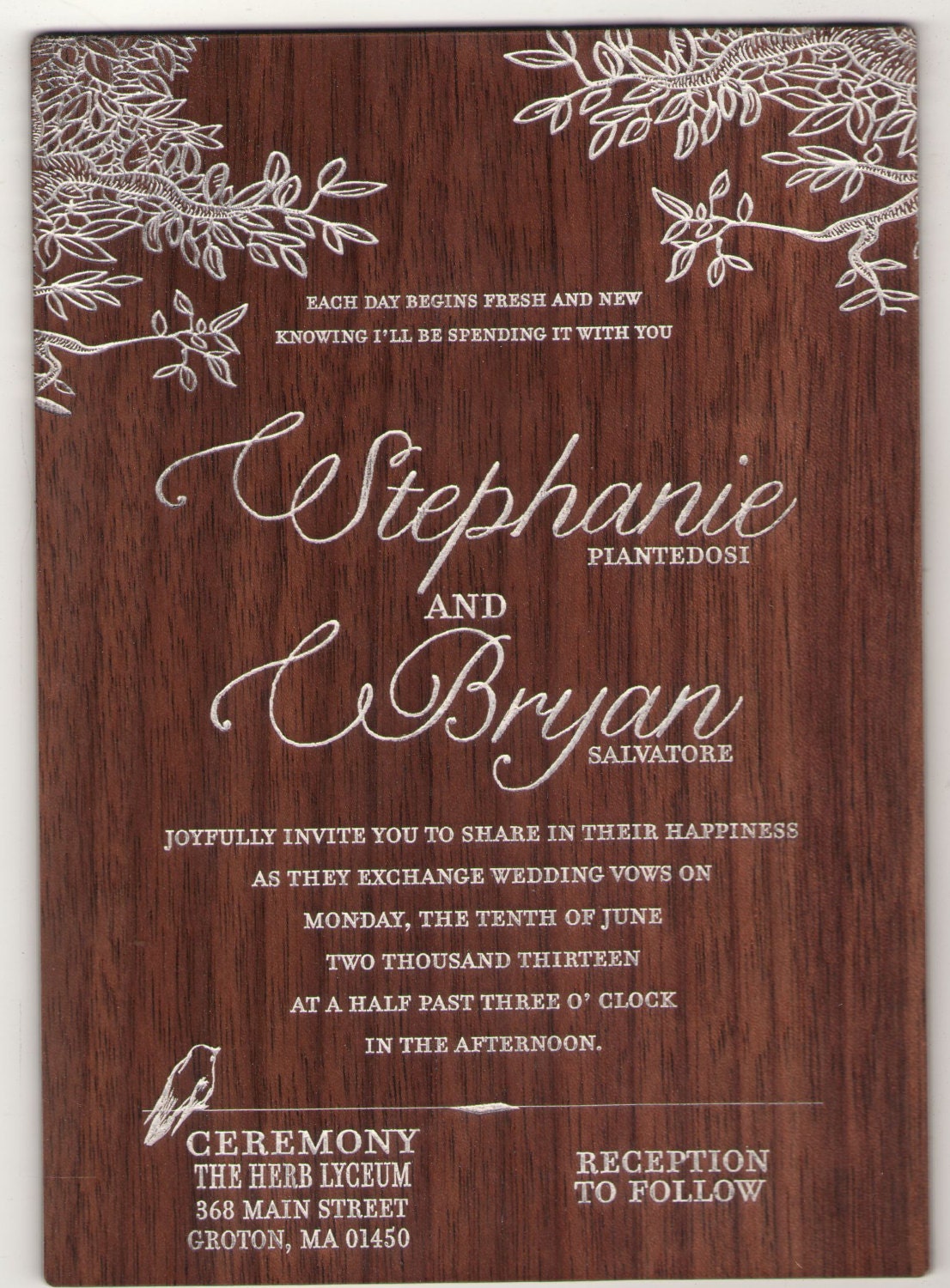 Custom Wedding Invitations