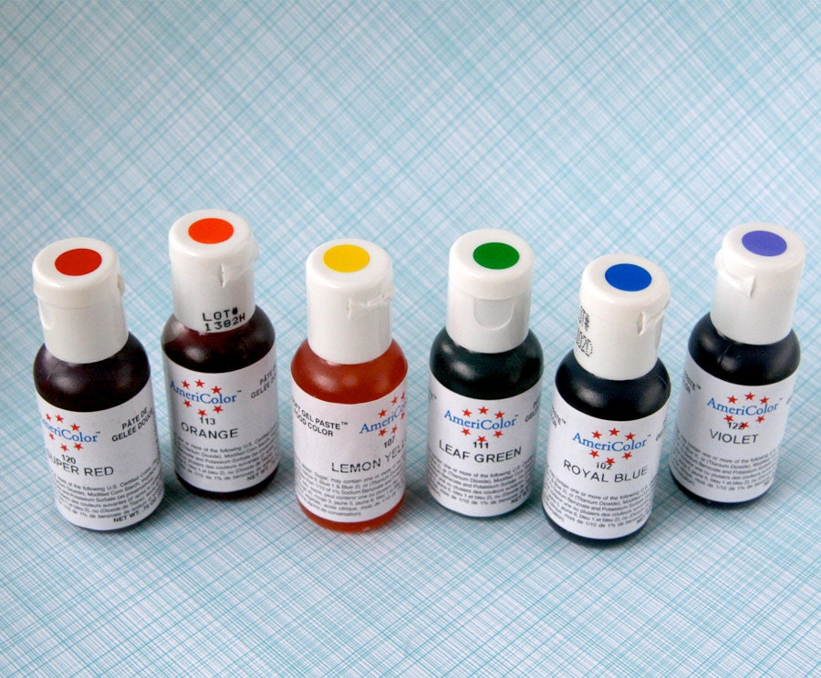 Americolor Food Coloring - Rainbow Mix for Frosting, Icing, Cookies, Cupcakes, Fondant Il_170x135
