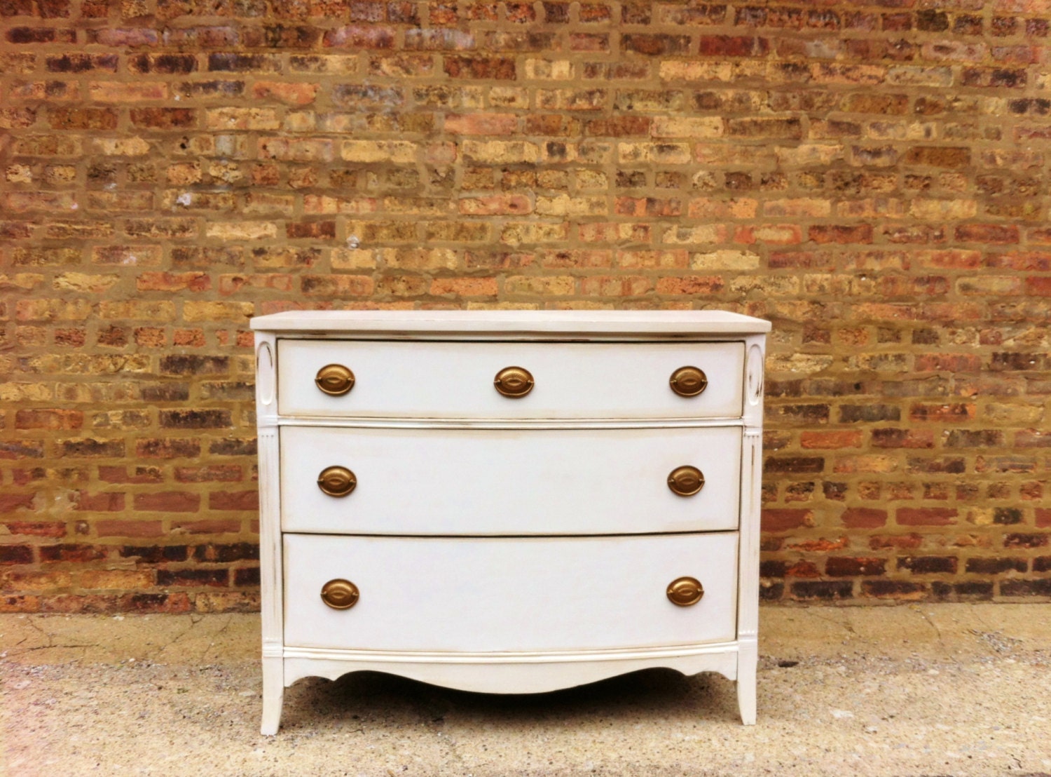 Vintage Dresser In Heavy Cream