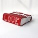 LOVE - Unique Handmade Leather Guest Book by Wee Bindery