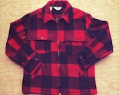 Vintage Woolrich Mackinaw Buffalo Plaid Coat