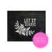 Chalkboard Print - Digital File 8x10 - Let It Be - Floral