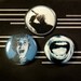 Psycho Scream - Horror Buttons - 1" mini size