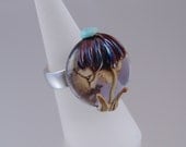 Changeable Ring Topper - Metallic Clouds