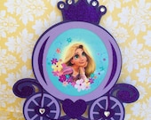 25 "Tangled" Rupunzel Carriage birthday invitations