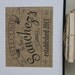 Housewarming and Welcome Home Burlap Artwork